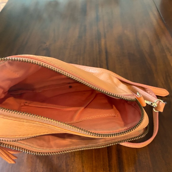 Fossil leather small crossbody Coral - Picture 8 of 9